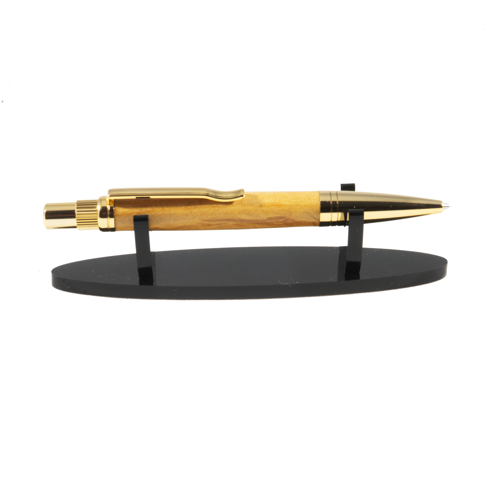 Luce handgemaakte balpen in olijfhout uit Italië met Upgrade Gold mechanisme – Stylograph