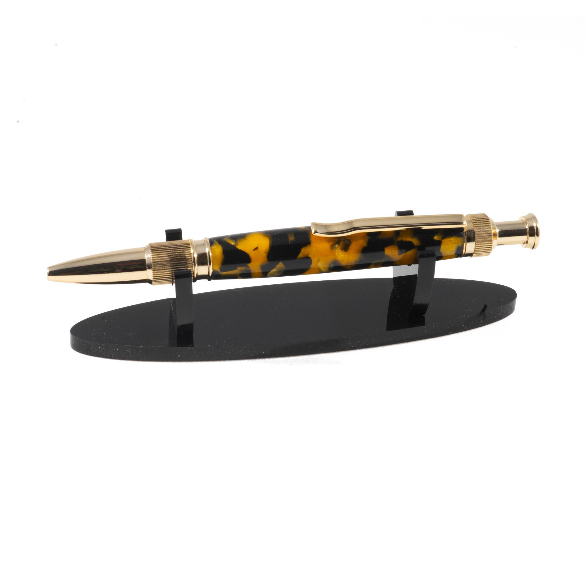 Velluto handgemaakte klikbalpen in polyester afwerking met Upgrade Gold mechanisme – Stylograph
